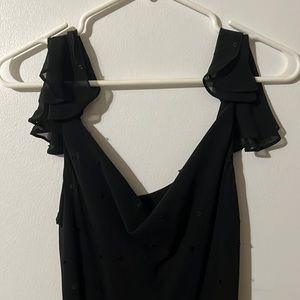 Express Black Formal Dress with Sequins